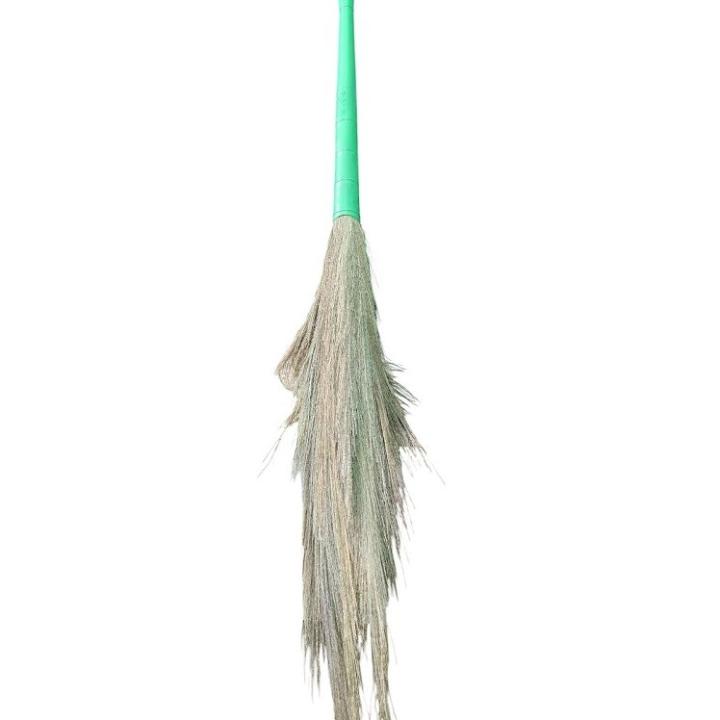555 Super Soft Hill Grass Broom with Durable Yellow Handle