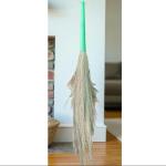 555 Super Soft Hill Grass Broom with Durable Yellow Handle