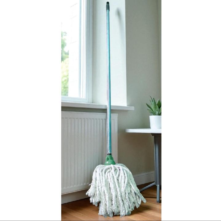Heavy-Duty Cotton Floor Cleaning Mop with Durable Metal Pole