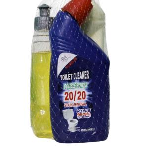 All-in-One Home Cleaning Combo Pack | Disinfectant Toilet Cleaner, Floor Cleaner & Dishwash Liquid (Set of 3)