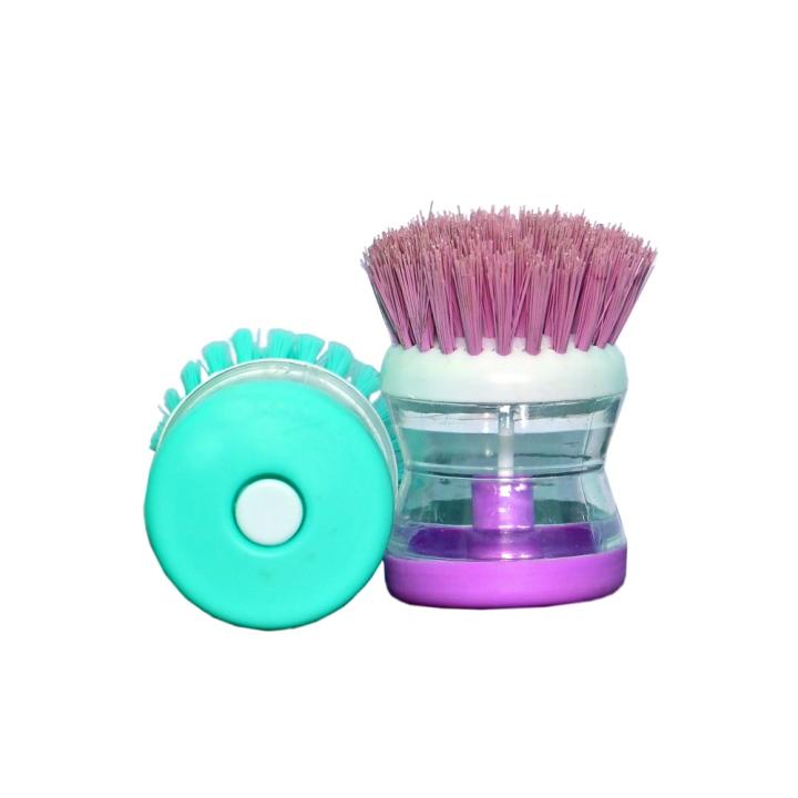 Soap Dispensing Dish Scrub Brush