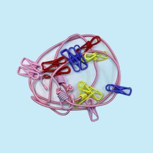 Clothes Drying Rope with Hooks for Camping