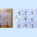 Heavy Duty Adhesive Wall Hooks (12-Pack)