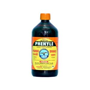 Panki Brand Super Phenyle | 450ml Highly Concentrated Black Disinfectant Fluid